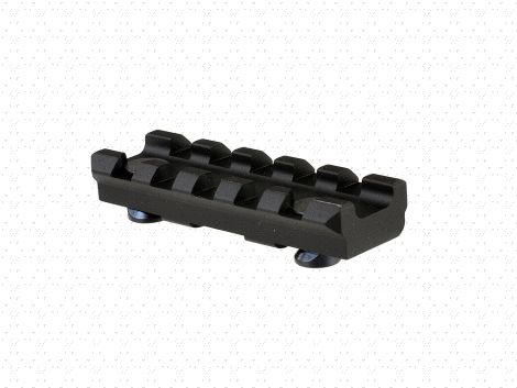 Aluminum 5 Slot KeyMod Short Rail Section for 45 degree panel