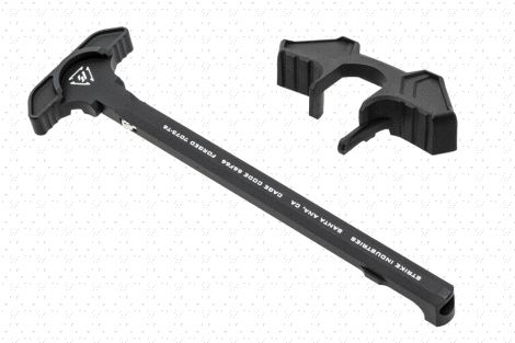 Strike Latchless Charging Handle for .223/5.56 - Black & Polymer ISO Latch Combo