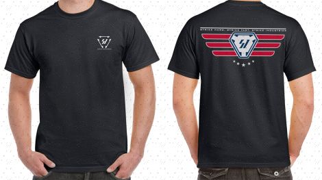 SI Wings T-Shirt - Black (limited run)