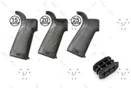 Strike Industries Viper 25 deg Enhanced Pistol Grip for AR-15 and AR-10  Receiver Style Rifles, Black - ARVEPG25